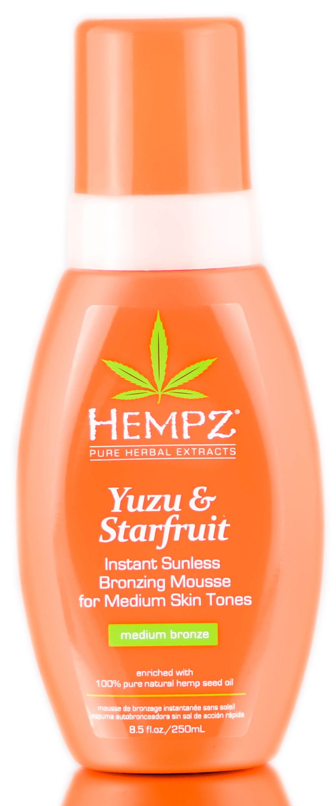 Hempz Yuzu & Starfruit Instant Sunless Bronzing Mousse for Medium Skin Tones