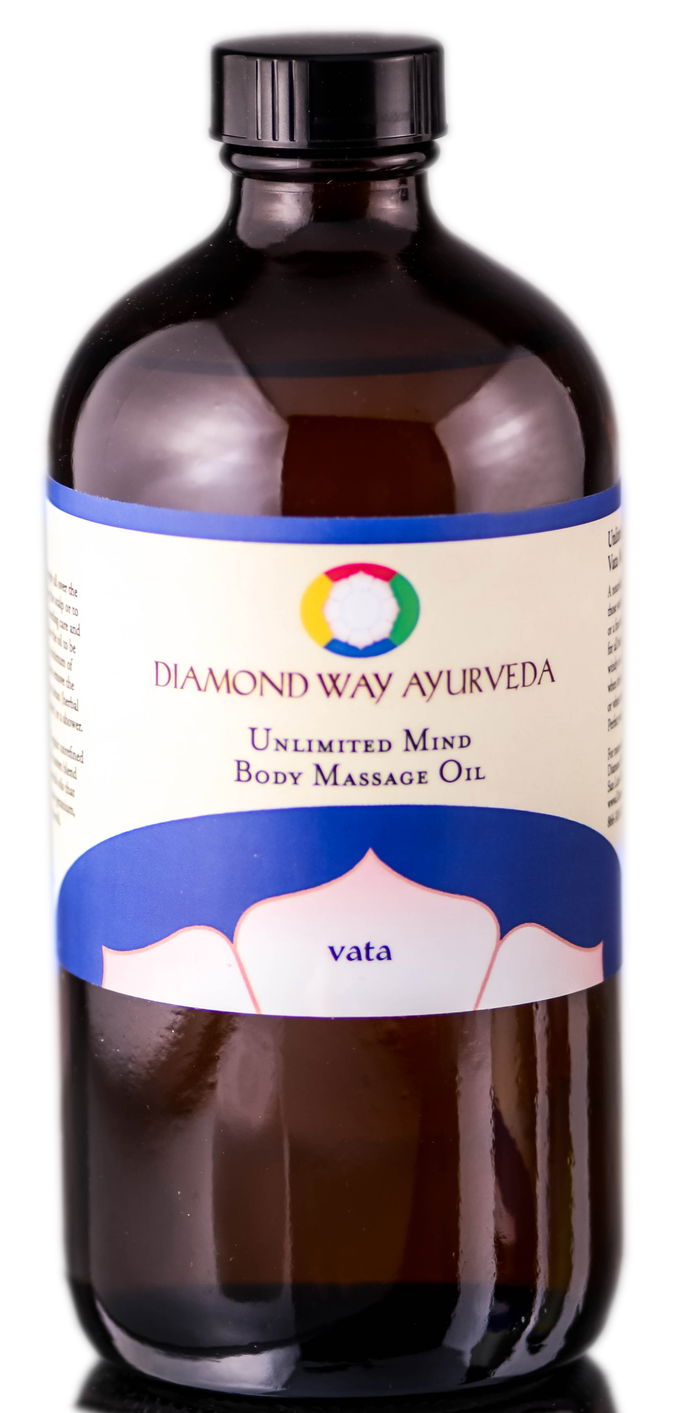 Diamond Way Ayurveda Unlimited Mind Vata Body Massage Oil
