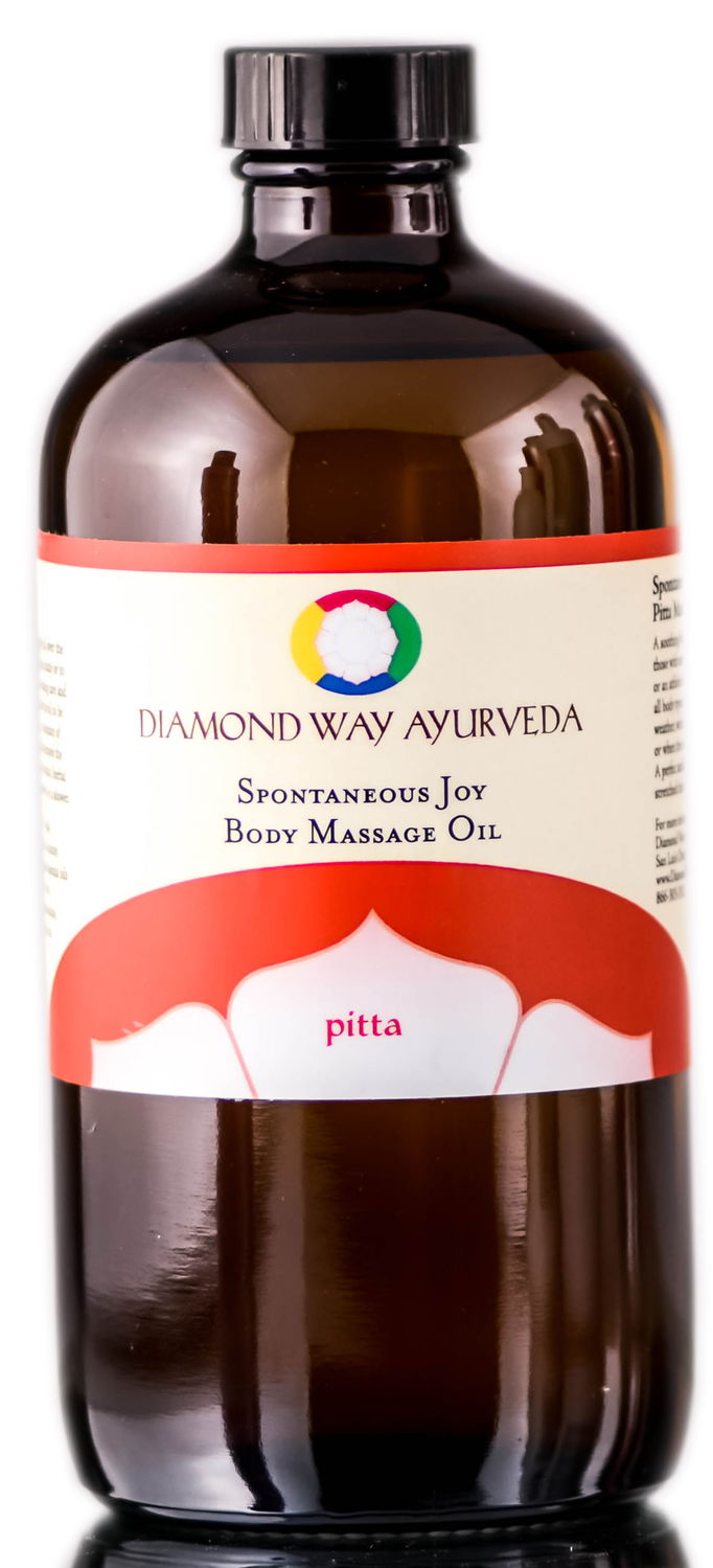 Diamond Way Ayurveda Pitta Spontaneous Joy Body Massage Oil