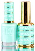 DND DC Blues & Greens GEL POLISH DUO, Gel Lacquer 0.5 oz + Matching Nail Polish Color 0.5 oz, Daisy Nails