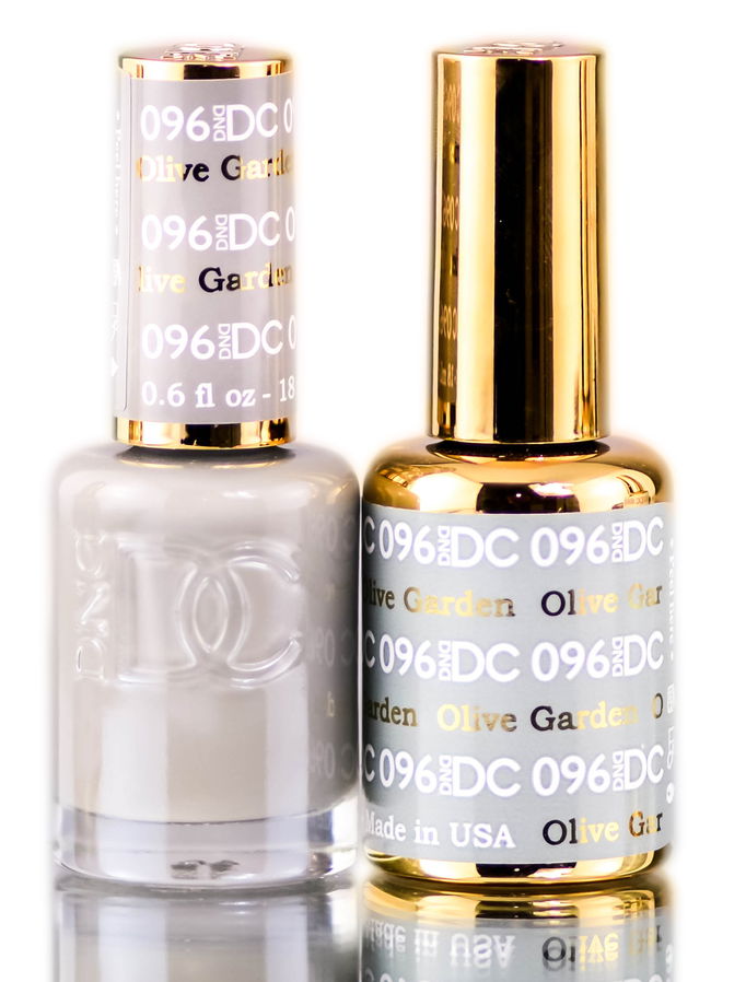 DND DC Blues & Greens GEL POLISH DUO, Gel Lacquer 0.5 oz + Matching Nail Polish Color 0.5 oz, Daisy Nails