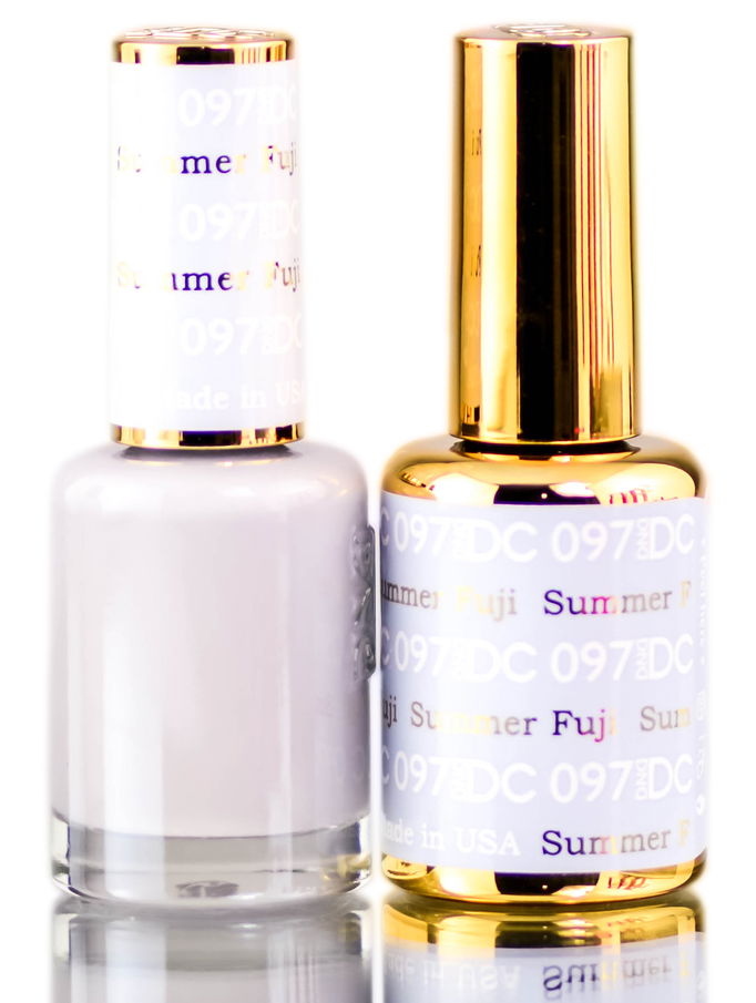 DND DC Blues & Greens GEL POLISH DUO, Gel Lacquer 0.5 oz + Matching Nail Polish Color 0.5 oz, Daisy Nails