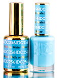 DND DC Blues & Greens GEL POLISH DUO, Gel Lacquer 0.5 oz + Matching Nail Polish Color 0.5 oz, Daisy Nails