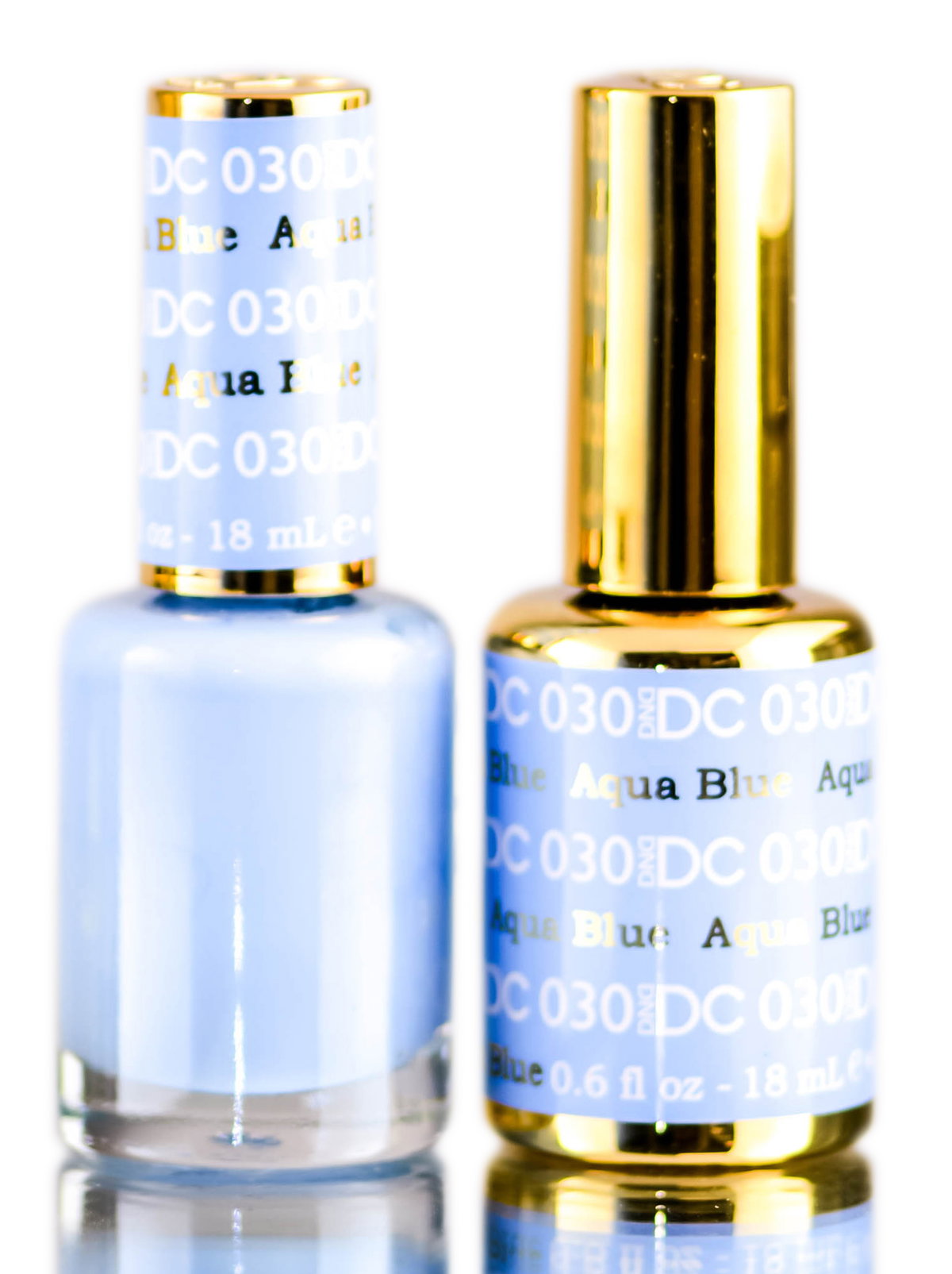 dnd01-030 - DND DC Blues & Greens GEL POLISH DUO, Gel Lacquer 0.5 oz + Matching Nail Polish Color 0.5 oz, Daisy Nails-image1