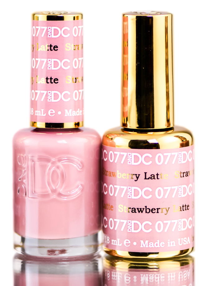 DND DC Neutrals GEL POLISH DUO, Gel Lacquer 0.5 oz + Matching Nail Polish Color 0.5 oz, Daisy Nails