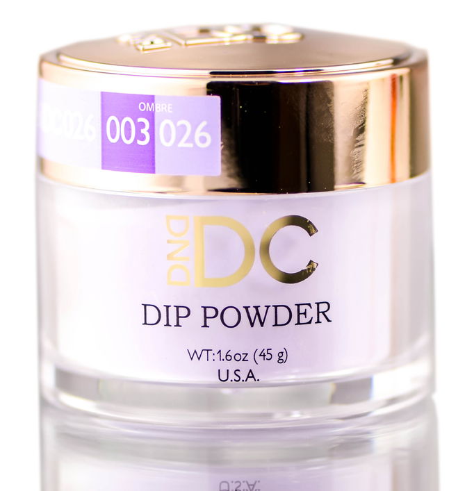 DND DC Purples DIP POWDER for Nails, Daisy Dipping