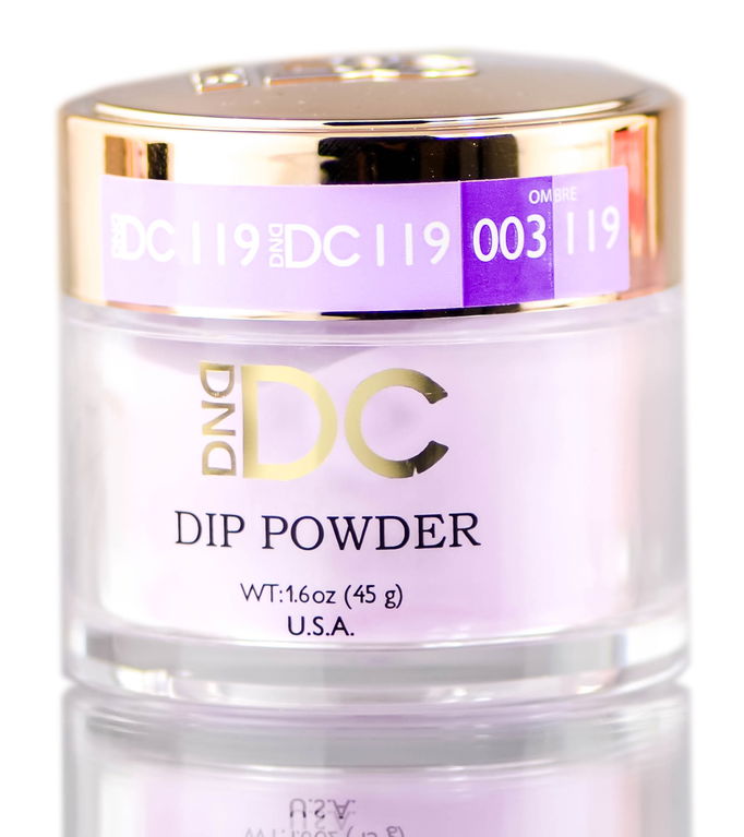 DND DC Purples DIP POWDER for Nails, Daisy Dipping