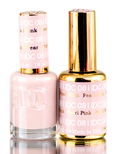 DND DC Neutrals GEL POLISH DUO, Gel Lacquer 0.5 oz + Matching Nail Polish Color 0.5 oz, Daisy Nails