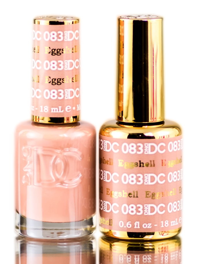 DND DC Neutrals GEL POLISH DUO, Gel Lacquer 0.5 oz + Matching Nail Polish Color 0.5 oz, Daisy Nails