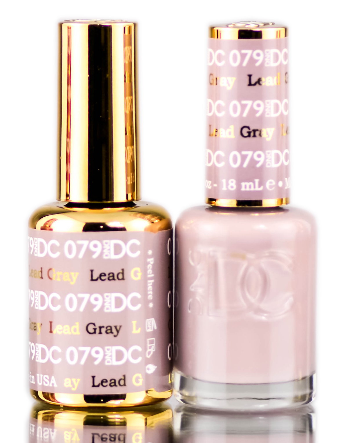 dnd02-079 - DND DC Neutrals GEL POLISH DUO, Gel Lacquer 0.5 oz + Matching Nail Polish Color 0.5 oz, Daisy Nails-image1