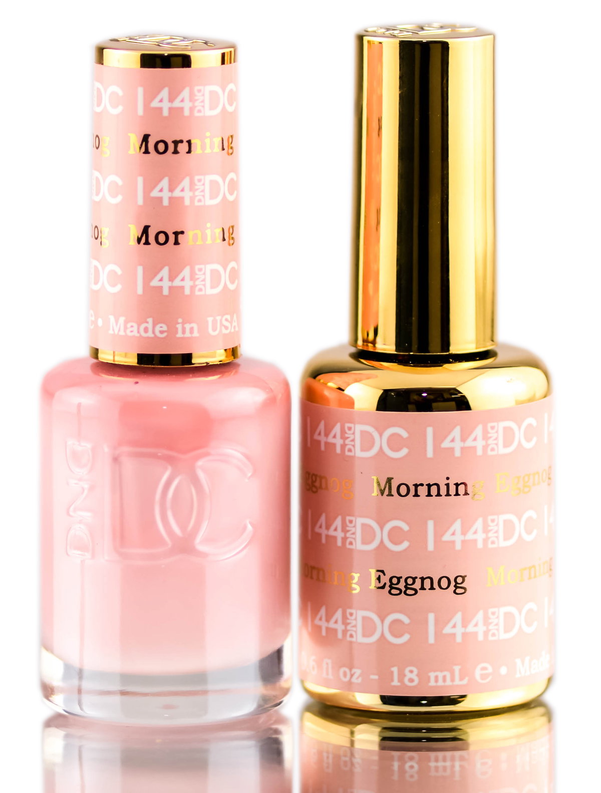 dnd02-144 - DND DC Neutrals GEL POLISH DUO, Gel Lacquer 0.5 oz + Matching Nail Polish Color 0.5 oz, Daisy Nails-image1