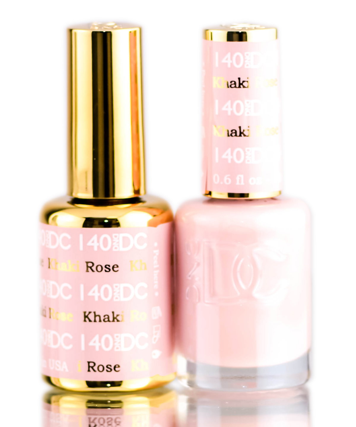 dnd02-140 - DND DC Neutrals GEL POLISH DUO, Gel Lacquer 0.5 oz + Matching Nail Polish Color 0.5 oz, Daisy Nails-image1