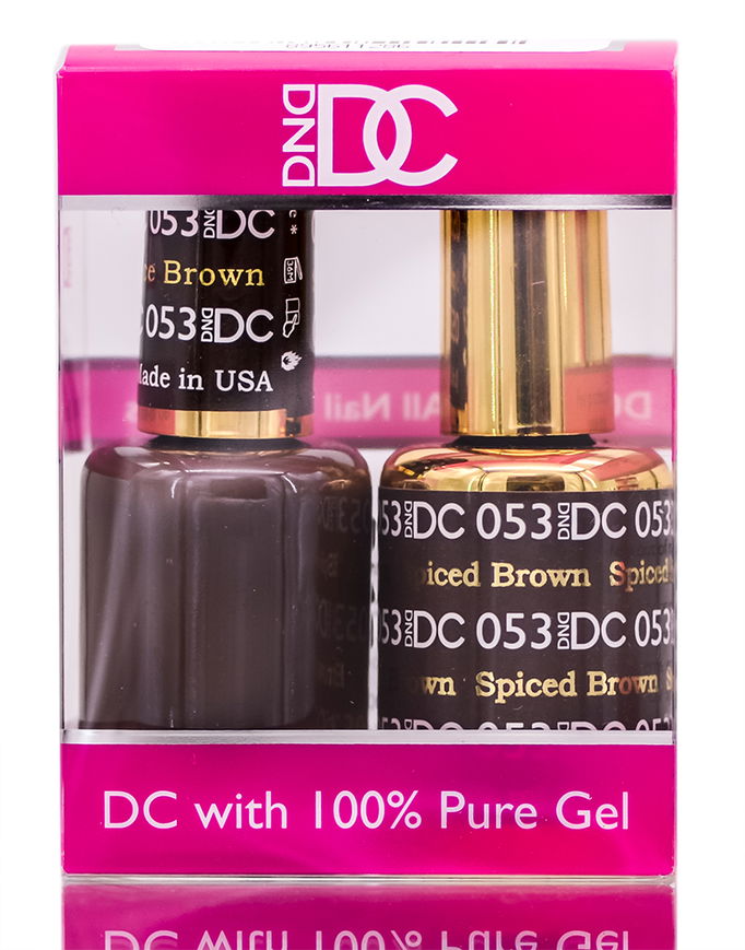 DND DC Neutrals GEL POLISH DUO, Gel Lacquer 0.5 oz + Matching Nail Polish Color 0.5 oz, Daisy Nails