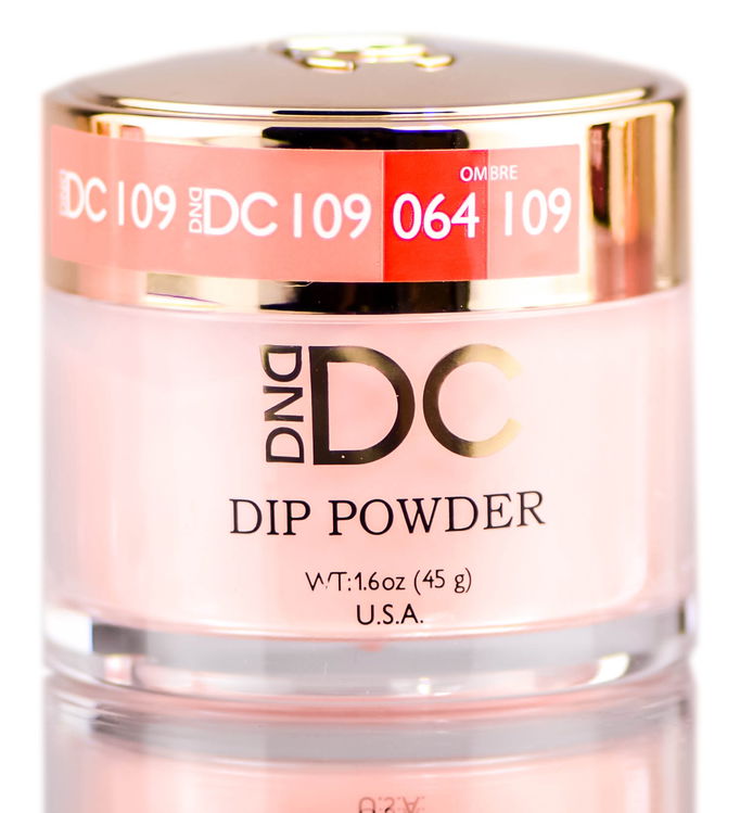 DND DC Reds & Orange DIP POWDER for Nails, Daisy Dipping