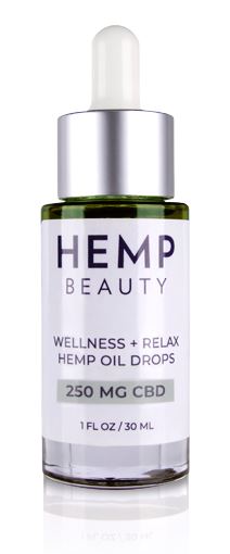 hbe06-250-1-oz - HempBeauty Wellness + Relax Hemp Oil Drops-image1