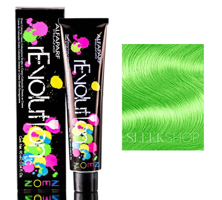 alf88-green - Alfaparf Revolution Neon Direct Coloring Cream-image1