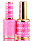 DND DC Pinks GEL POLISH DUO, Gel Lacquer 0.5 oz + Matching Nail Polish Color 0.5 oz, Daisy Nails