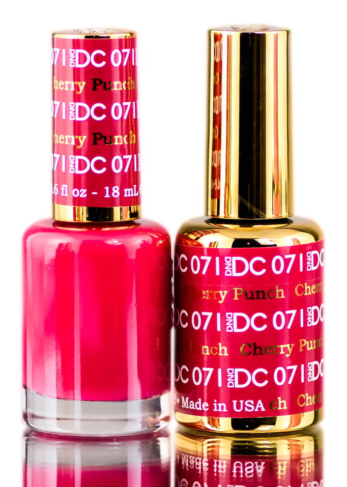 DND DC Pinks GEL POLISH DUO, Gel Lacquer 0.5 oz + Matching Nail Polish Color 0.5 oz, Daisy Nails