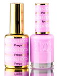 DND DC Pinks GEL POLISH DUO, Gel Lacquer 0.5 oz + Matching Nail Polish Color 0.5 oz, Daisy Nails