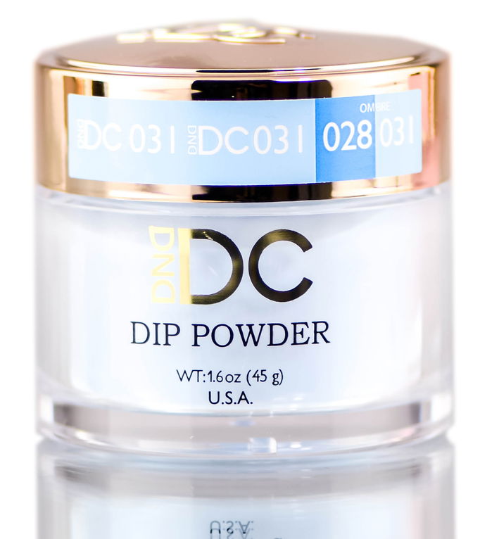 DND DC Blues & Greens DIP POWDER for Nails, Daisy Dipping