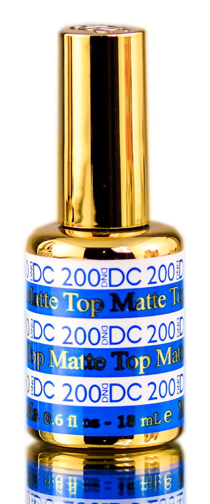 DND DC 200 MATTE TOP GEL, Soak off Gel NAIL All In One Daisy Top Coat for Nails
