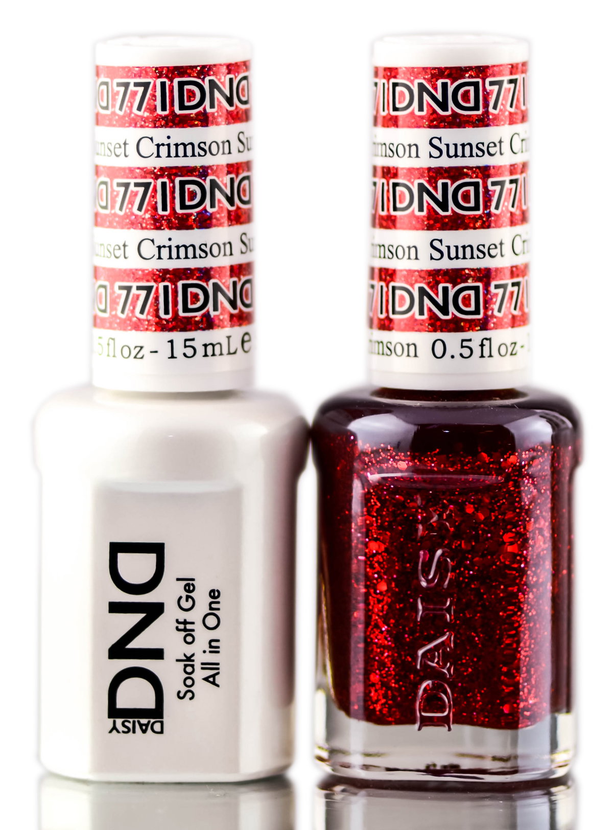 dnd26-771 - Daisy DND Reds Soak Off GEL POLISH DUO, All In One Gel Lacquer + Matching Nail Polish Color-image1 dnd26-771 - Daisy DND Reds Soak Off GEL POLISH DUO, All In One Gel Lacquer + Matching Nail Polish Color-image1