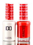Daisy DND Reds Soak Off GEL POLISH DUO, All In One Gel Lacquer + Matching Nail Polish Color