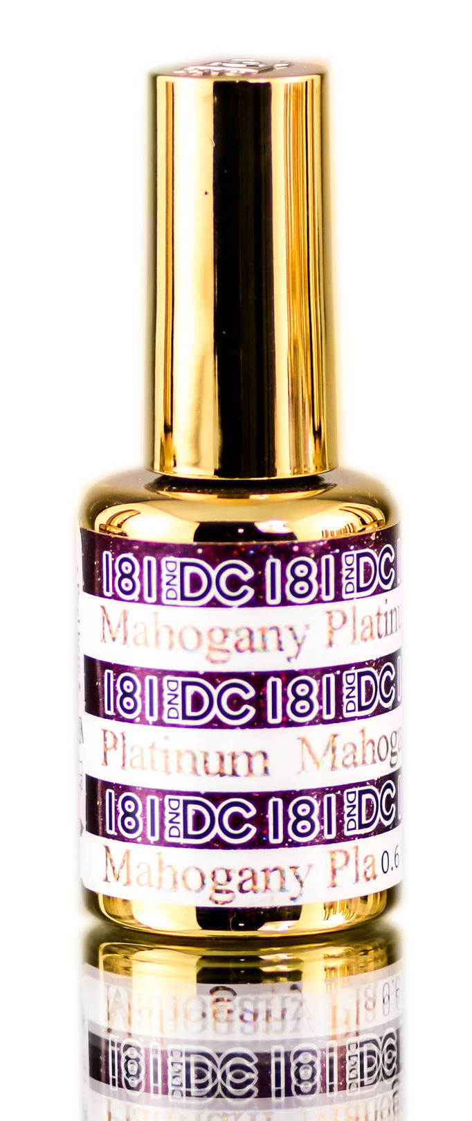 DND DC PLATINUM Gel Polish, Premium Gel Polish for Nails Containing Glitter