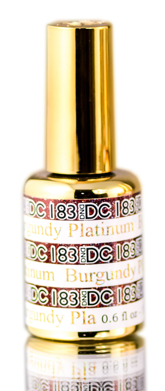 DND DC PLATINUM Gel Polish, Premium Gel Polish for Nails Containing Glitter