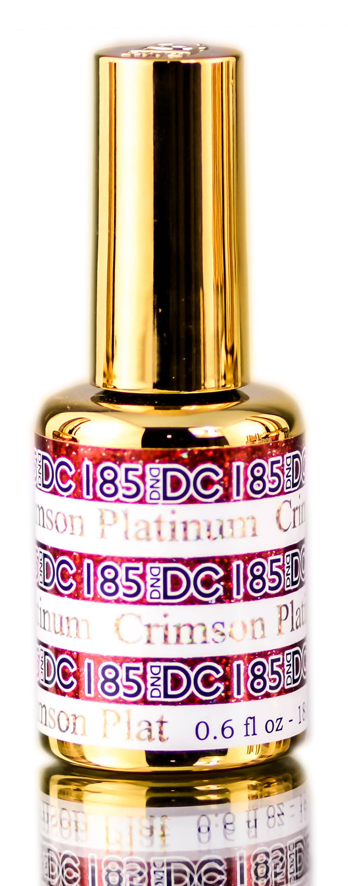 DND DC PLATINUM Gel Polish, Premium Gel Polish for Nails Containing Glitter