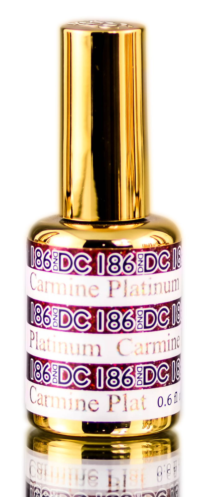 DND DC PLATINUM Gel Polish, Premium Gel Polish for Nails Containing Glitter