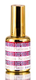 DND DC PLATINUM Gel Polish, Premium Gel Polish for Nails Containing Glitter