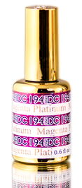 DND DC PLATINUM Gel Polish, Premium Gel Polish for Nails Containing Glitter
