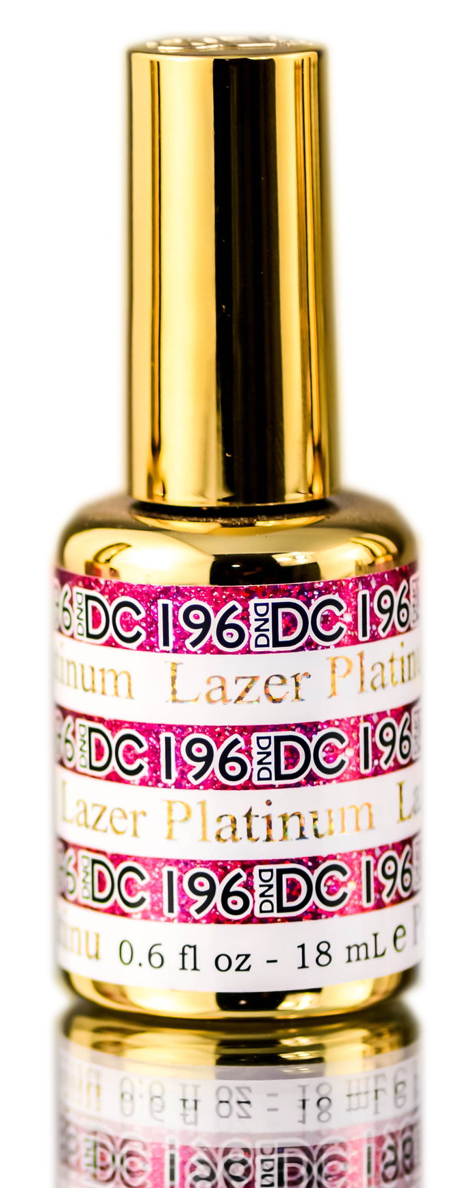 DND DC PLATINUM Gel Polish, Premium Gel Polish for Nails Containing Glitter