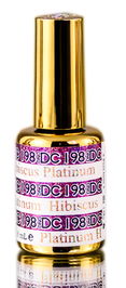 DND DC PLATINUM Gel Polish, Premium Gel Polish for Nails Containing Glitter