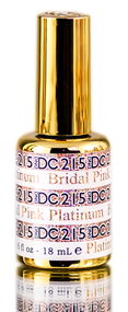 DND DC PLATINUM Gel Polish, Premium Gel Polish for Nails Containing Glitter