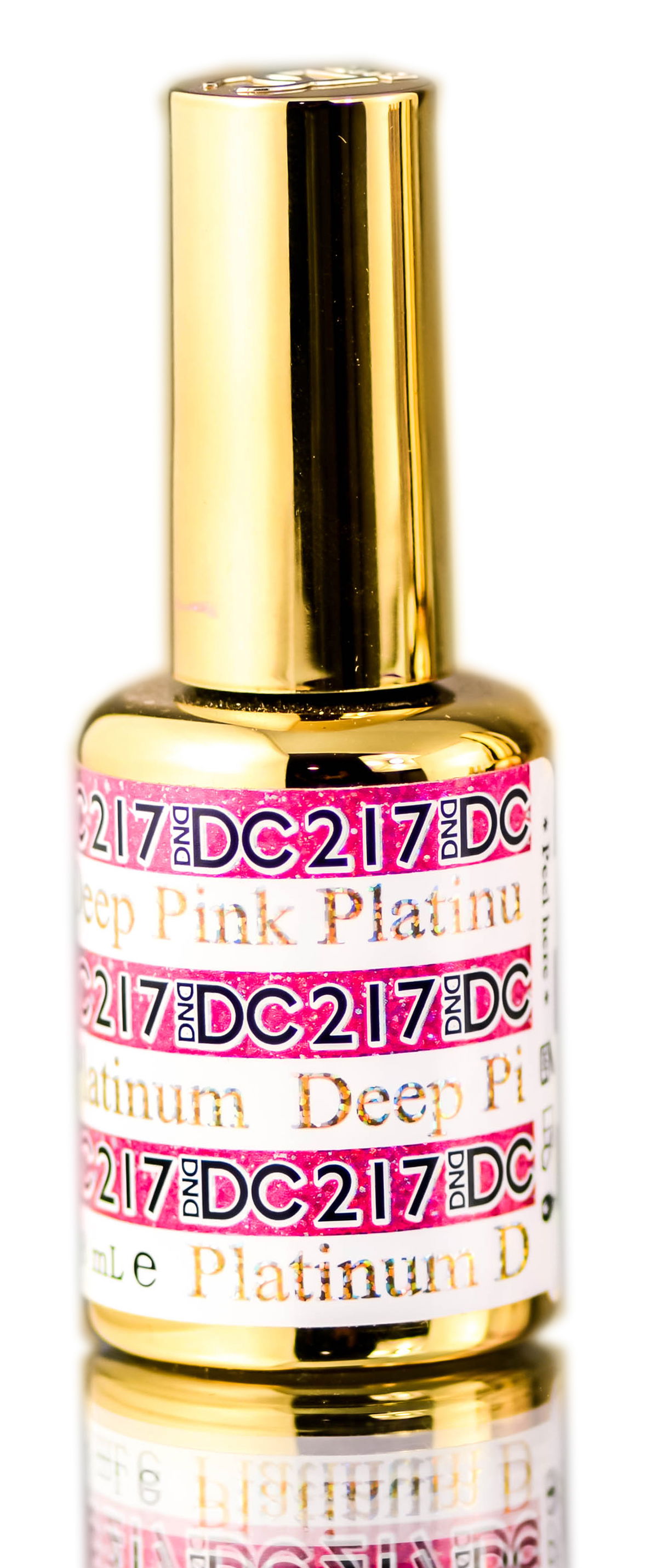 Carmine Platinum (186), DND DC PLATINUM Gel Polish, Premium Gel