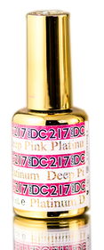 DND DC PLATINUM Gel Polish, Premium Gel Polish for Nails Containing Glitter