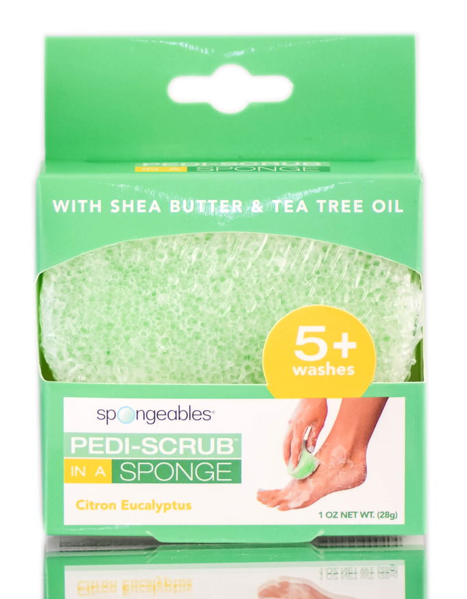 Spongeables 5+ Pedi-Scrub In A Sponge