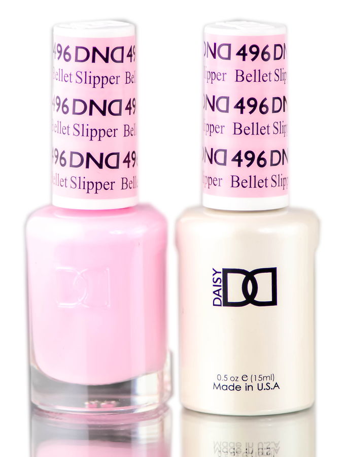 Daisy DND Pinks & Oranges Soak Off GEL POLISH DUO, All In One Gel Lacquer + Matching Nail Polish Color