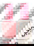 Daisy DND Pinks & Oranges Soak Off GEL POLISH DUO, All In One Gel Lacquer + Matching Nail Polish Color