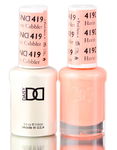 Daisy DND Pinks & Oranges Soak Off GEL POLISH DUO, All In One Gel Lacquer + Matching Nail Polish Color
