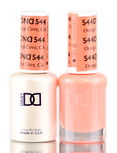 Daisy DND Pinks & Oranges Soak Off GEL POLISH DUO, All In One Gel Lacquer + Matching Nail Polish Color