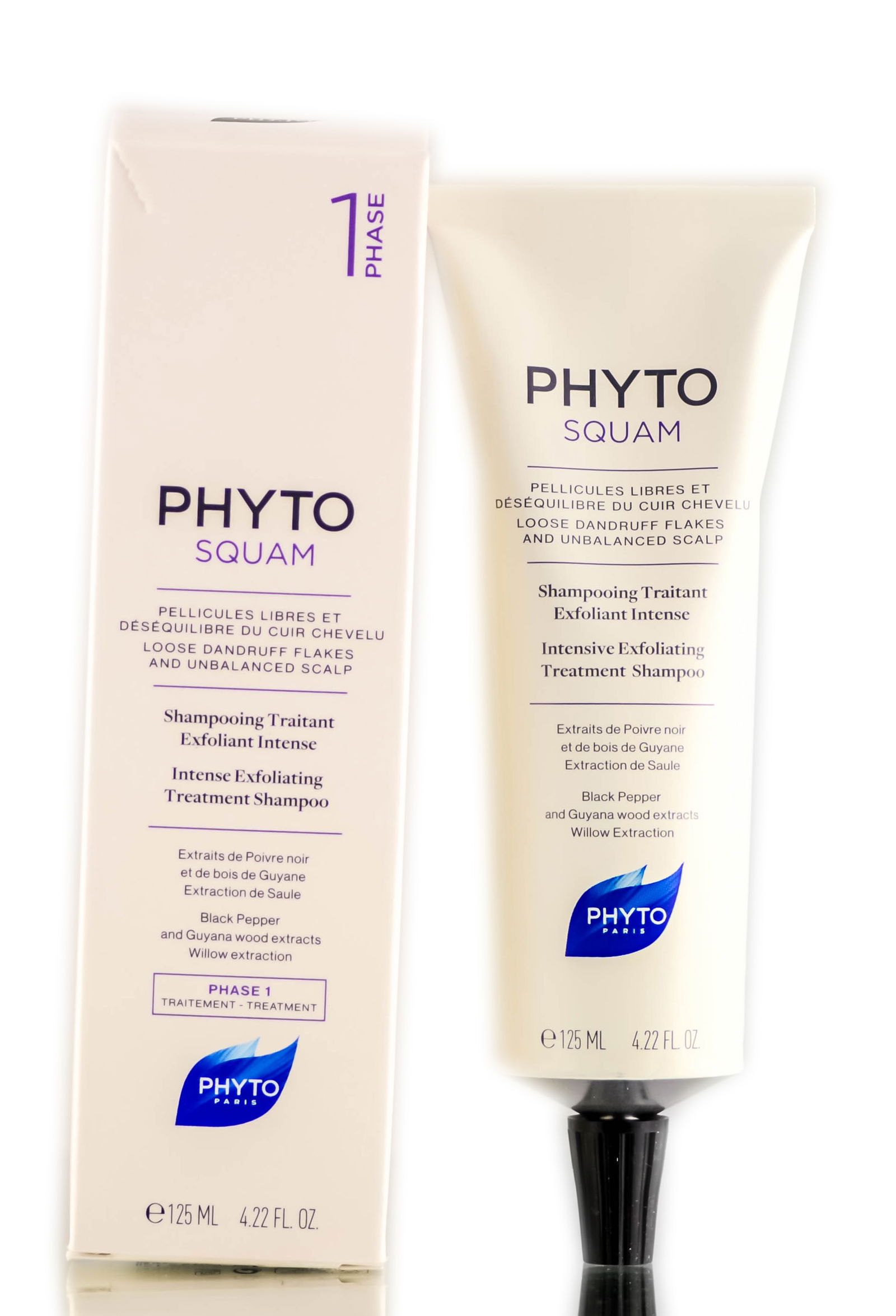 4.22 oz Phyto Phytosquam Intense Exfoliating Treatment Shampoo SleekShop