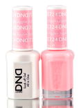 Daisy DND Pinks & Oranges Soak Off GEL POLISH DUO, All In One Gel Lacquer + Matching Nail Polish Color