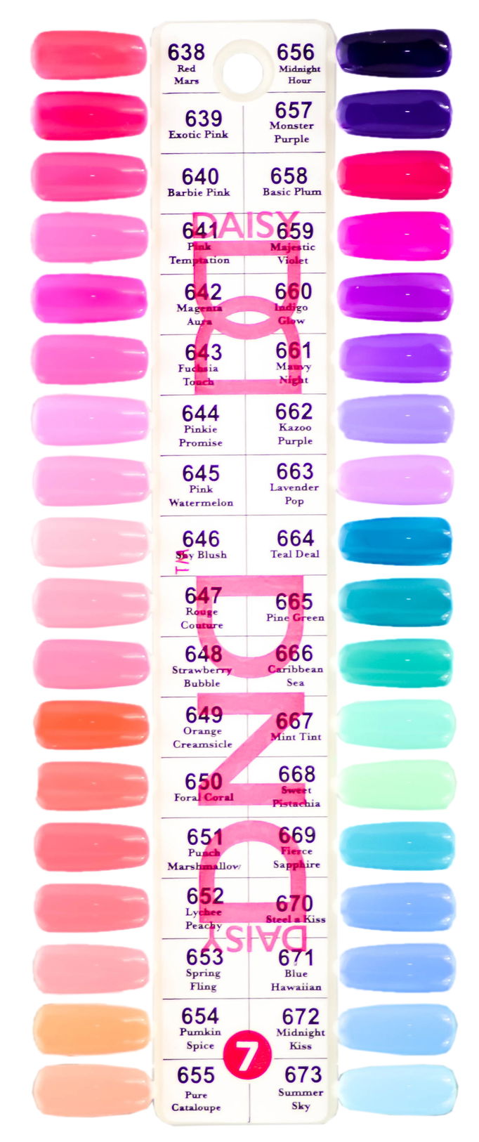 Daisy DND Color Swatches Daisy DND Color Swatches