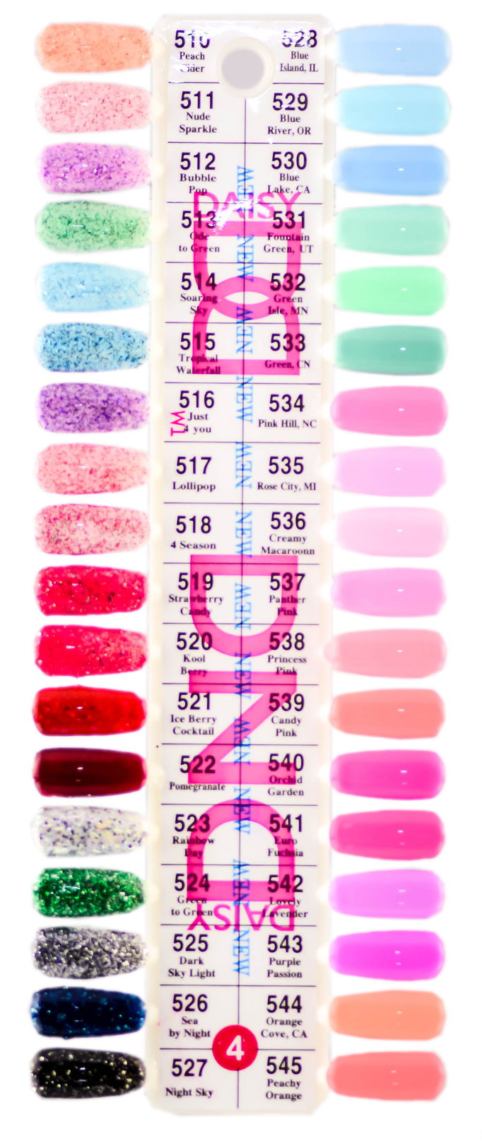 Daisy DND Color Swatches Daisy DND Color Swatches