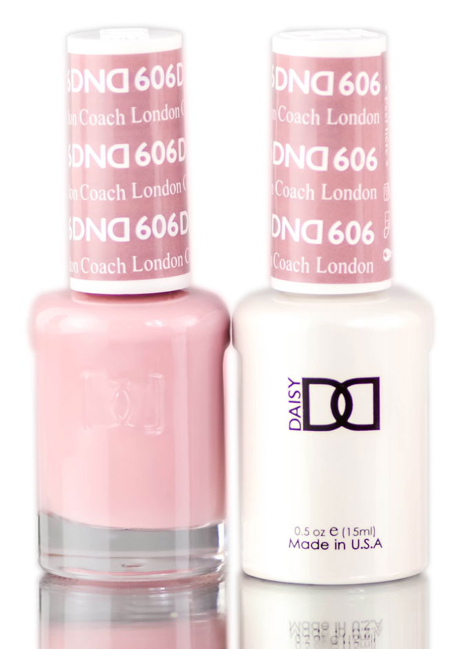 Daisy DND Neutrals Soak Off GEL POLISH DUO, All In One Gel Lacquer + Matching Nail Polish Color