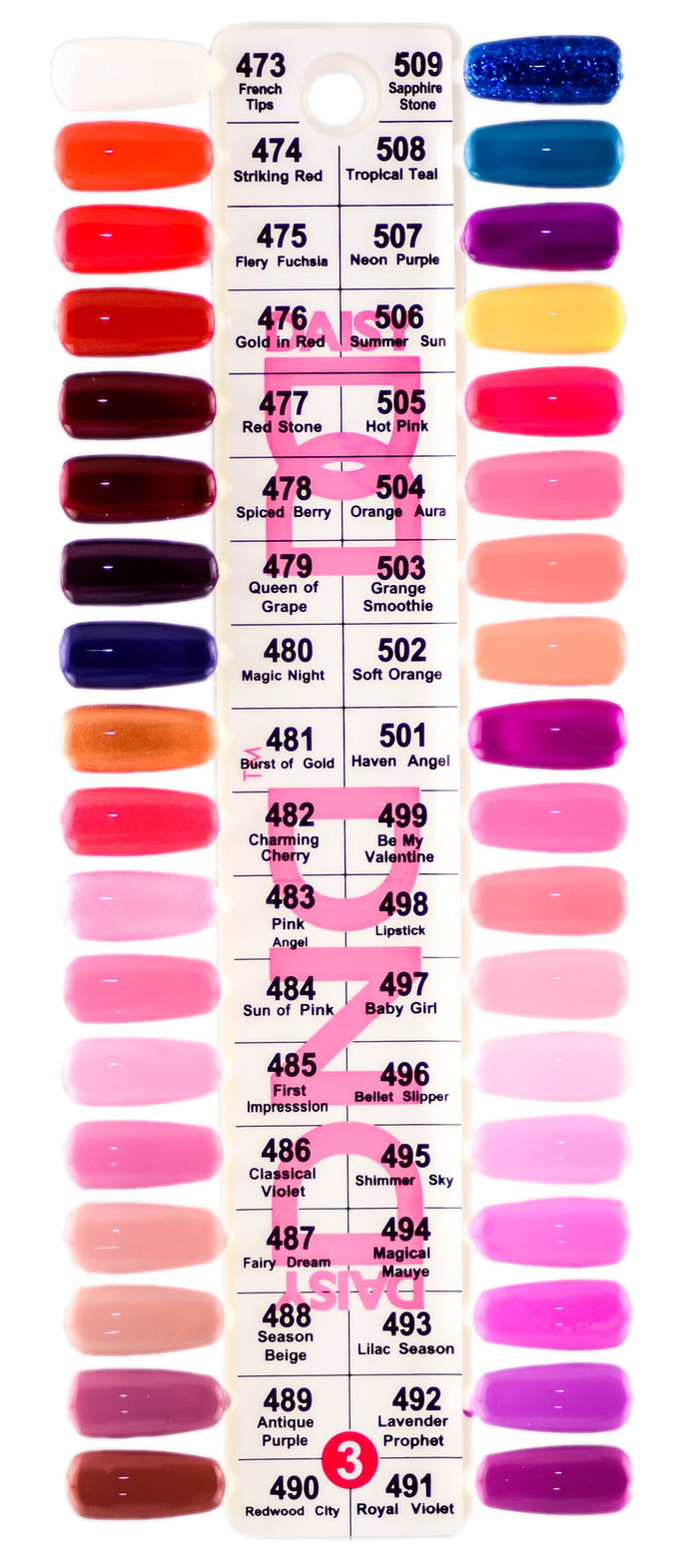 Daisy DND Color Swatches
