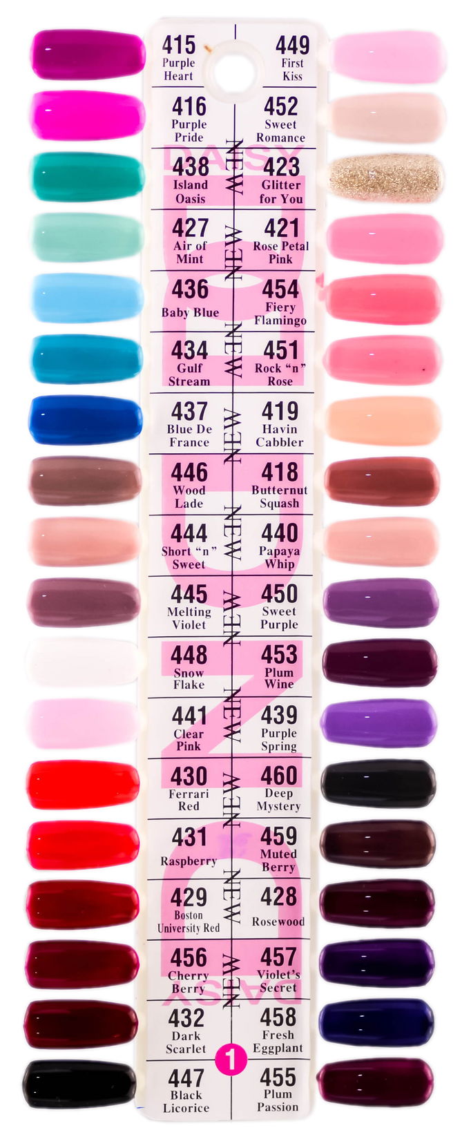Daisy DND Color Swatches Daisy DND Color Swatches